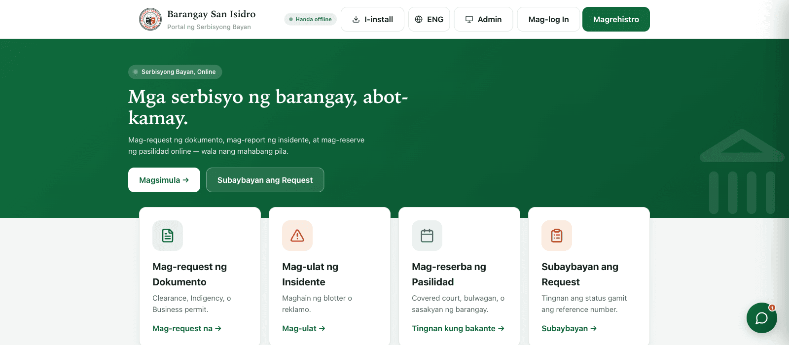 Autom8 BMIS: Citizen portal